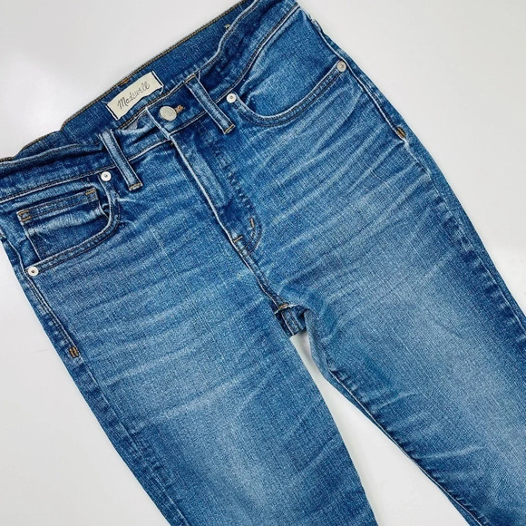 Madewell 9"‎ High-Rise Skinny Crop Jeans in Bruce Wash Size 27 - Picture 4 of 12